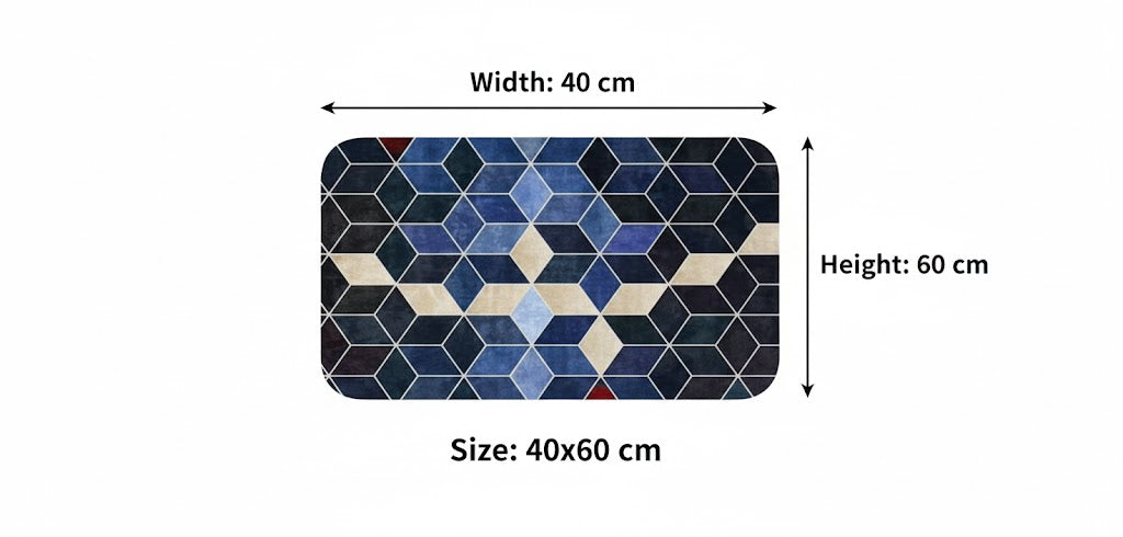 CozyMat™ Modern Geometric Absorbent Kitchen Mat