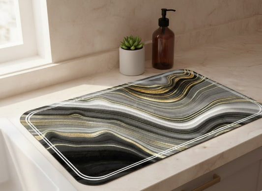 CozyMat™ Luxury Marble Anti-Slip Kitchen Mat