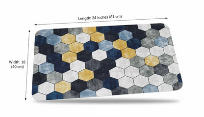 CozyMat™ HexaLuxe Absorbent Kitchen Mat