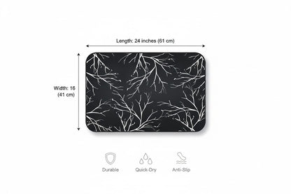 CozyMat™ Midnight Branch Designer Kitchen Ma