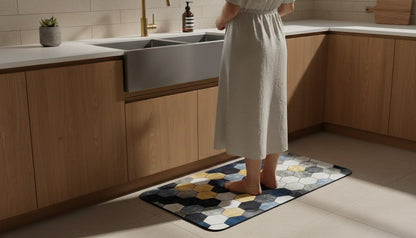 CozyMat™ HexaLuxe Absorbent Kitchen Mat